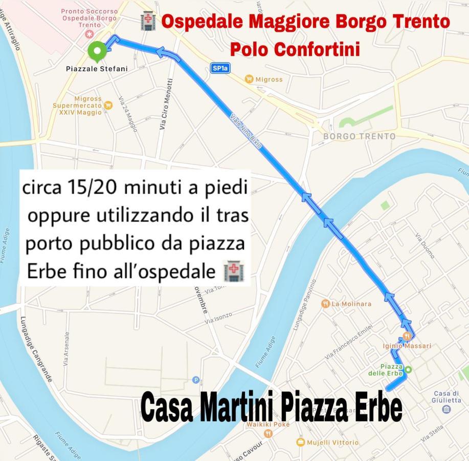 Ferienwohnung Casa Martini Piazza Erbe Verona Exterior foto
